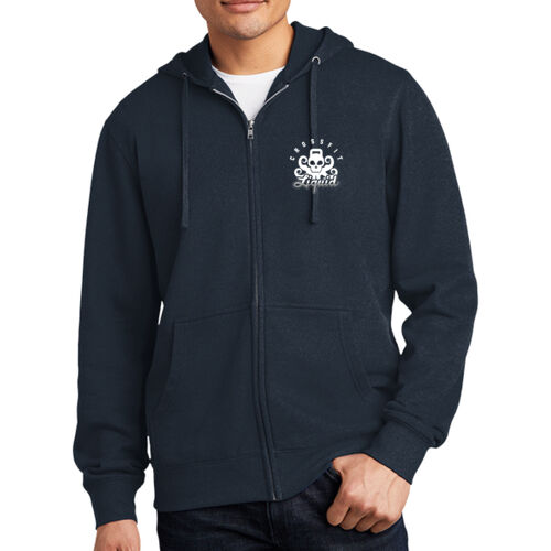 Unisex/Mens Soft Style Fleece Full-Zip Hoodie Thumbnail