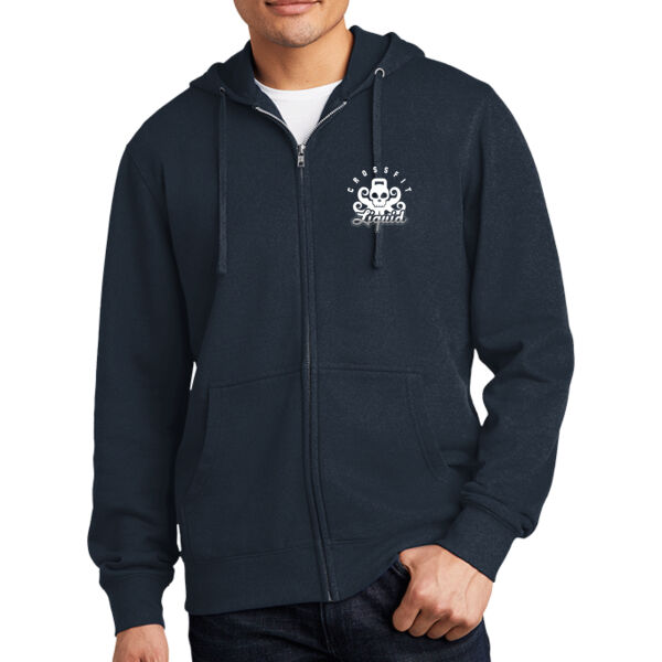 Unisex/Mens Soft Style Fleece Full-Zip Hoodie Thumbnail